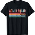 thumbnail image 1 of Admin Squad School Admin Assistant Principal Admin Crew Cute T-Shirt - White - 2XL, 1 of 2