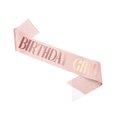 thumbnail image 1 of wonima44 Rose Gold Birthday Sash, Glitter Birthday Girl Sash with Gold Foil Birthday Sash for Women Happy Birthday Sash 'Birthday Girl' Birthday Sash for Girls Women, 1 of 1