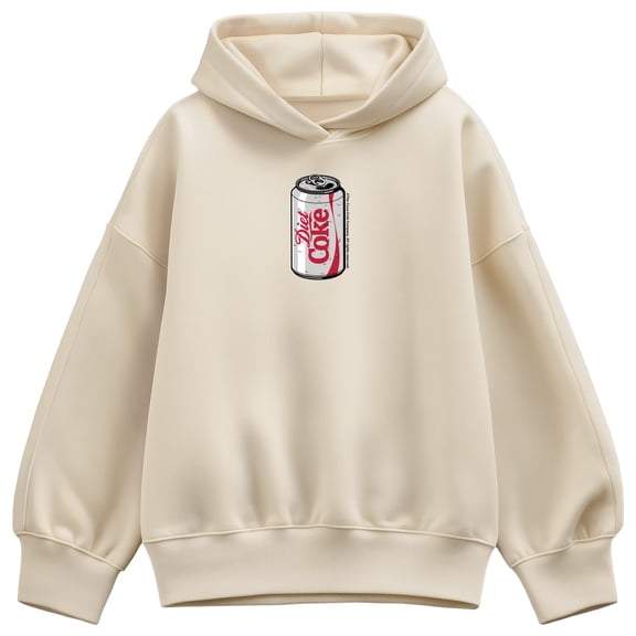Coca-Cola - Diet Coke Can - Women's Oversized Fleece Hoodie Sweatshirt