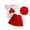 1-Red3708, variant on WOYY Girls' Summer Outfits Bow Short Sleeve T-Shirt Skirt Hat 3Pcs Set Fashion Baby Clothes, Sizes 0-3T