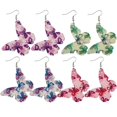 thumbnail image 1 of Dangle Earrings Butterfly Shape Creative Fashion Drop Earrings Pierced Earrings, 1 of 10