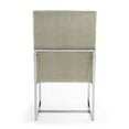 thumbnail image 5 of Manhattan Comfort Element 18.9" Velvet Dining Armchair in Off White, 5 of 5