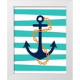 thumbnail image 1 of Robinson, Tamara 15x18 White Modern Wood Framed Museum Art Print Titled - Pirate Anchor II, 1 of 4