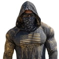 thumbnail image 3 of Lpmadey Fishing Hoodies for Men with Face Mask UPF 50+ Sun Protection Long Sleeve Shirt Breathable Outdoor Hiking Tops, 3 of 4