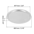 thumbnail image 2 of Piezas de la cafetera espresso Uxcell para la estufa 1 filtro y 2 juntas de silicona selladas 81x71x4mm para la cafetera moka de 12 tazas, 2 of 7