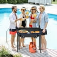 thumbnail image 4 of Zimtown Outdoor Stove Gas Cooker 2 Burner Camping Stove 150000 BTU Cooker, 4 of 7