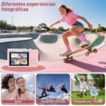 thumbnail image 4 of Beaowink Cámara 48MP 4K, Pantalla Volteable 180°, Zoom 8x, Filtros+Flash, Recargable c/32GB, Rosa Pequeña para Niños, 4 of 9