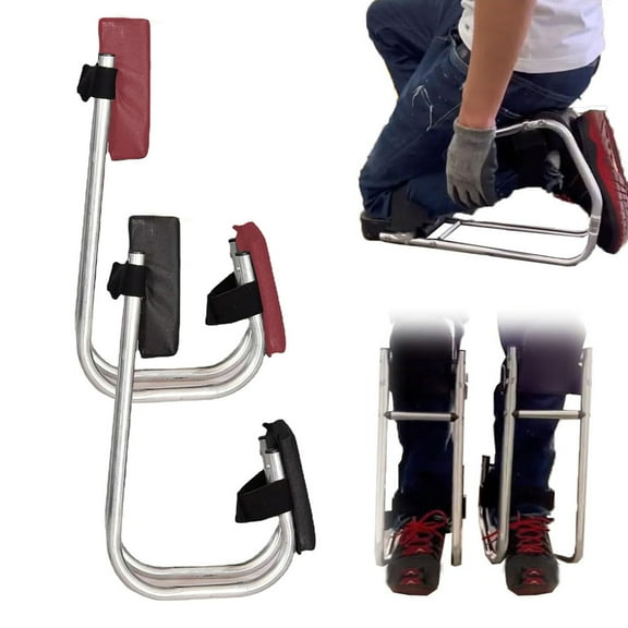 Thehsnt Gardening Knee Seat Thickened Kneeling Pad Knee Protection Ankle Support Heavy Duty Stainless Steel Men Women Garden Kneeler Seat Leg Knee Rest Cushion