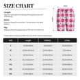 thumbnail image 4 of Kdxio Plaid Heart Print Mens Sleep Shorts Bottoms Soft Comfy Pajama Wear Pants with Drawstring Pockets, 4 of 7
