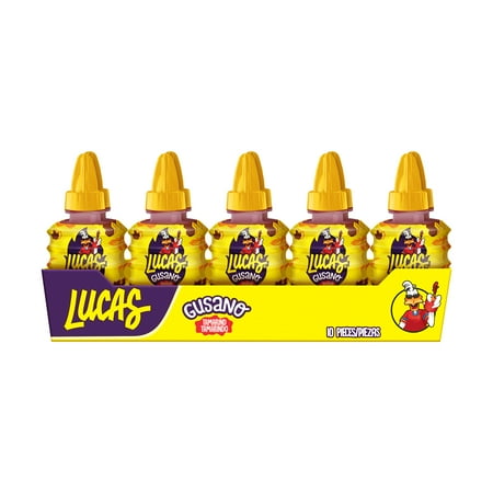 Lucas Gusano Tamarind Candy, 1.26 oz, 10 Pieces