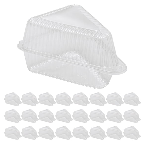 ColoMX 50 recipientes triangulares para tartas con tapa.