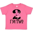thumbnail image 3 of Inktastic 2nd Birthday Party Girls Flamingo Girls Toddler T-Shirt, 3 of 5