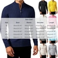 thumbnail image 3 of TOUMENY Men Winter Half Zip Sweater Casual Soft Comfy Knit Pullover Long Sleeve Solid Slim Crew Neck Basic Warm Fall Tops Dark Gray XL, 3 of 7