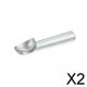 thumbnail image 1 of Cuchara para con mango conductor de calor, relleno de líquido duradero, antiadherente, profesional, para tienda de postres, delicias, albóndi , 2 2 piezas, 1 of 10
