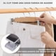 thumbnail image 3 of 10Pcs Perchas para Pantalones con Clip, Clip Pantalones Antideslizantes con Distancia Ajustable, Clips de Goma sin Arrugas, Perchas de Acero Inoxidable con Gancho Giratorio para Faldas y Jeans, 3 of 5