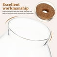 thumbnail image 3 of Desktop Fish Bowl Hydroponic Terrarium Glass Small Fish Tank with Bamboo Cushion, 3 of 6