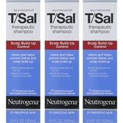 3 Pack Neutrogena T/Sal Therapeutic Maximum Strength Shampoo 4.50 oz Each