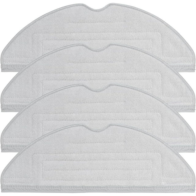 4 Pcs Chiffon en Microfibre pour Aspirateur Robot Roborock S7 / S7+ / S7 MaxV / S7 MaxV Plus / S7 MaxV Ultra / S7 Pro Ultra / S8 / S8+, Accessoires de Chiffon Lavable