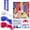 250th Anniversary D#045 Multicolor, variant on 4th of July 250th Anniversary Crepe Paper Streamers 3 Rolls 72ft Each Independence Day Patriotic Red White Blue Party Hanging Decorations 250th Anniversary D#045 Multicolor