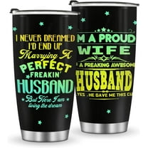Valentines Day Gifts for Wife Women Anniversary Birthday Gift for Wife from Husband, Christmas Mothers Day Present for Wife Her, Tumbler Cup Travel Coffee Mug