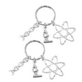 thumbnail image 4 of GOOHOCHY  2 Pcs Stylish Key Small Microscope Keychain Perfect Present Biology Theme Gift, 4 of 8