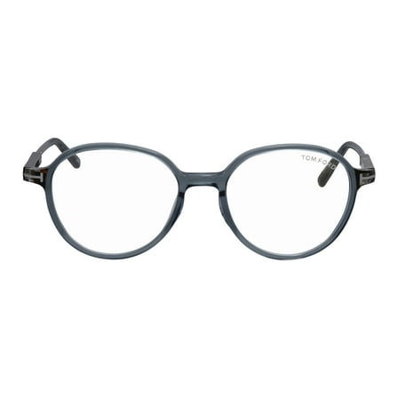 Tom Ford FT 5910-B Plastic Womens Round Eyeglasses Light Blue 52mm Adult
