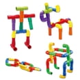 thumbnail image 1 of Bloques de construcción de tuberías de colores para niños, juguetes para armar túneles de tuberías, modelo de bloques, juguetes para niños, regalo, 1 of 9