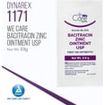 thumbnail image 3 of Dynarex 1171 Bacitracin Zinc Ointment, Burn Care, 9g, Foil Packet (Box of 144 Each), 3 of 7