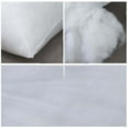 thumbnail image 4 of White Floral Pattern Decorative Pillow with Removable Cover for Sofa Bed or Chair, 4 of 9