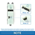 thumbnail image 4 of Unique Bargains Power Window Switch No.25401ZL10A Front Left Driver Side Window Control Switch for Nissan Armada Quest Pathfinder Black, 4 of 7