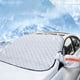 thumbnail image 1 of Cubierta de nieve grande para parabrisas de coche | Protección contra la nieve, el hielo y el sol | Ajuste universal con correas laterales y cubiertas para espejos | Lámina de aluminio PEVA de alta, 1 of 8