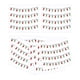 thumbnail image 2 of Pegatinas decorativas de luces navideñas de PVC para decoración navideña, suministros de bricolaje, accesorios de fotografía, calcomanías para cocina, 8 piezas, 2 of 8
