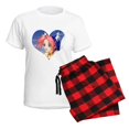 thumbnail image 5 of CafePress - Kitty D Women's Light Pajamas - Women's Short Sleeve Print T-Shirt and Pants Light Cotton Pajama Set, 5 of 7