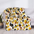 thumbnail image 3 of Rateoe Duck In Black Suit1 Pattern Flannel Throw Blanket, Ultra-soft Blanket for Bed, Couch, Car, Hypoallergenic Anti-pilling blanket-80"x60"(Horizontal), 3 of 6