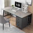 thumbnail image 2 of Monitor Working Office Desks Conference Meeting Storage Laptop Office Desks Multifunctional Reading Scrivania Room Furnitures My Lux Decor Round, 2 of 30
