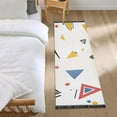 thumbnail image 3 of Yayeee Runner Rug for Bedroom 2'x6' Machine Washable Hallway Non Slip Mat, Colorful Geometric, 3 of 8