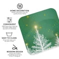 thumbnail image 3 of Naloa Christmas Green Coasters for Set of 4 - PU Leather Coasters, Coasters for Table Cup Tea Coffee Beer, Decorative for Kitchen Homedecor (Round), 3 of 6