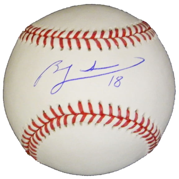 Collectible Ben Zobrist Signed Rawlings Official MLB Baseball