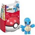thumbnail image 1 of MEGA Pokémon Squirtle Smiling with Pokeball Building Toy Kits with Action Figure, 1 of 1
