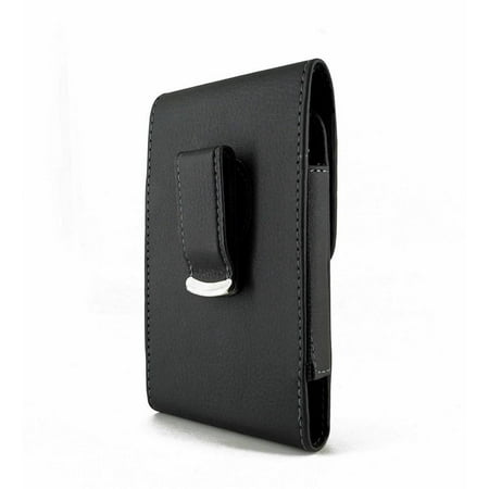 Vertical Leather Case Belt Clip Pouch Holster Sleeve for Xiaomi Mi 8, Mi 8 Explorer (Fits Phone w/ a Slim Skin or Cover on)