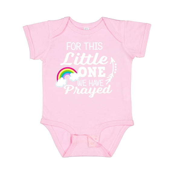 Inktastic For This Little One We Have Prayed Boys or Girls Baby Bodysuit