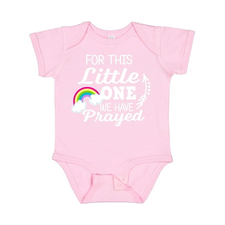 

Inktastic For This Little One We Have Prayed Gift Baby Boy or Baby Girl Bodysuit