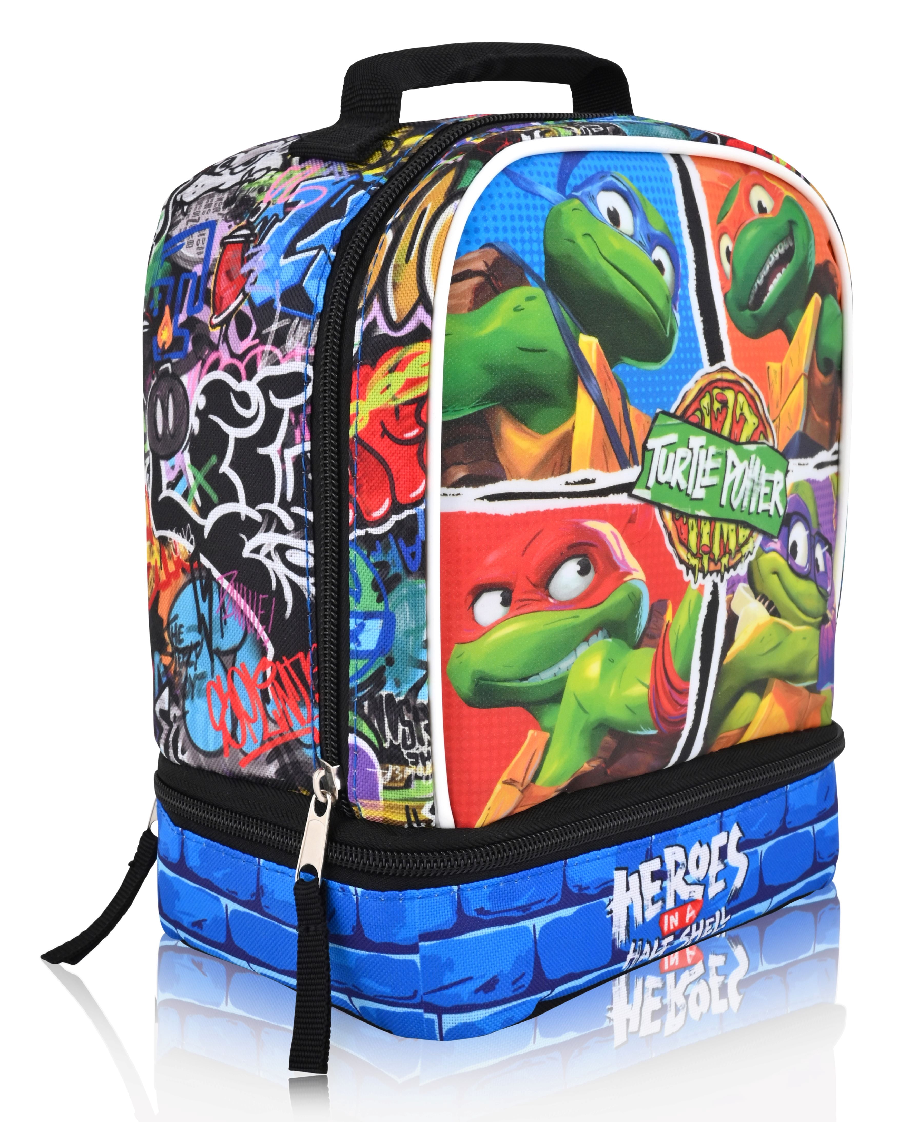 Teenage Mutant Ninja Turtles Lunch Box for Kids | TMNT Insulated Lunch Bag Lunch Box for Boys, Girls, Unisex | Teenage Mutant Ninja Turtles Multicolor Reusable Lunchboxâ¦