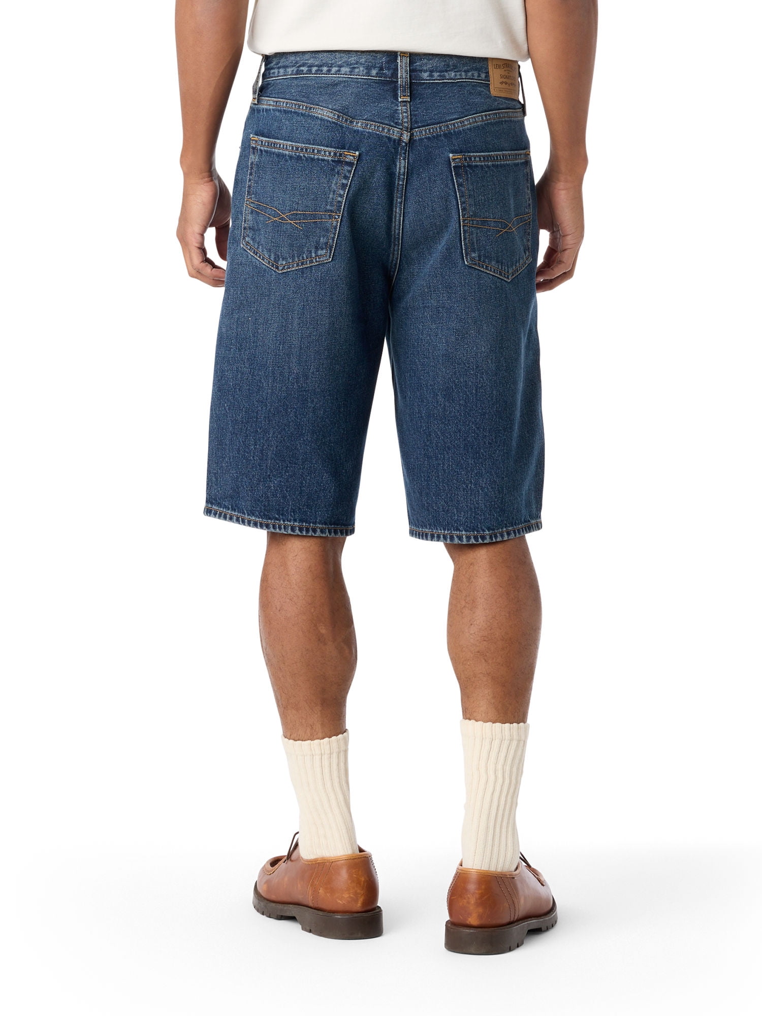 Levi Strauss Signature™ Men's and Big and Tall Loose Denim Shorts, 12" Inseam