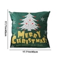 thumbnail image 3 of Qocolhg Christmas Decorations Indoor Outdoor, Christmas Christmas Eve Pillow Cover Living Room Office Pillow Nap Pillow Living Room Pillow, on Sale Clearance!, 3 of 6