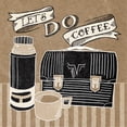 thumbnail image 2 of Urban, Mary 26x26 White Modern Wood Framed Museum Art Print Titled - Lets Do Coffee Taupe, 2 of 4