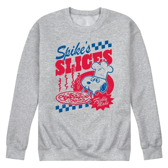 Peanuts - Spikes Slices - Men's Crew Neck Fleece Pullover