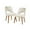 Cream, variant on Gracie Mills Turner Set of 2 Refined Dining Side Chairs - GRACE-10665