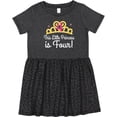 thumbnail image 3 of Inktastic 4th Birthday Princess Girls Crown Girls Toddler Dress, 3 of 5