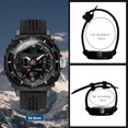 thumbnail image 3 of Men's Digital-Analog Sport Watch–Dual Time Display,Calendar, Alarm,Stopwatch,Waterproof Watch for Man with Silicone Strap Gift for Man, 3 of 8
